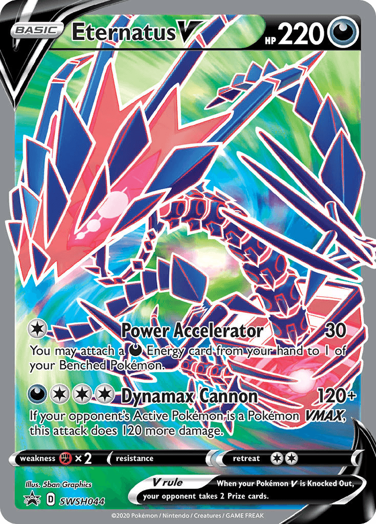 Eternatus V SWSH Black Star Promos