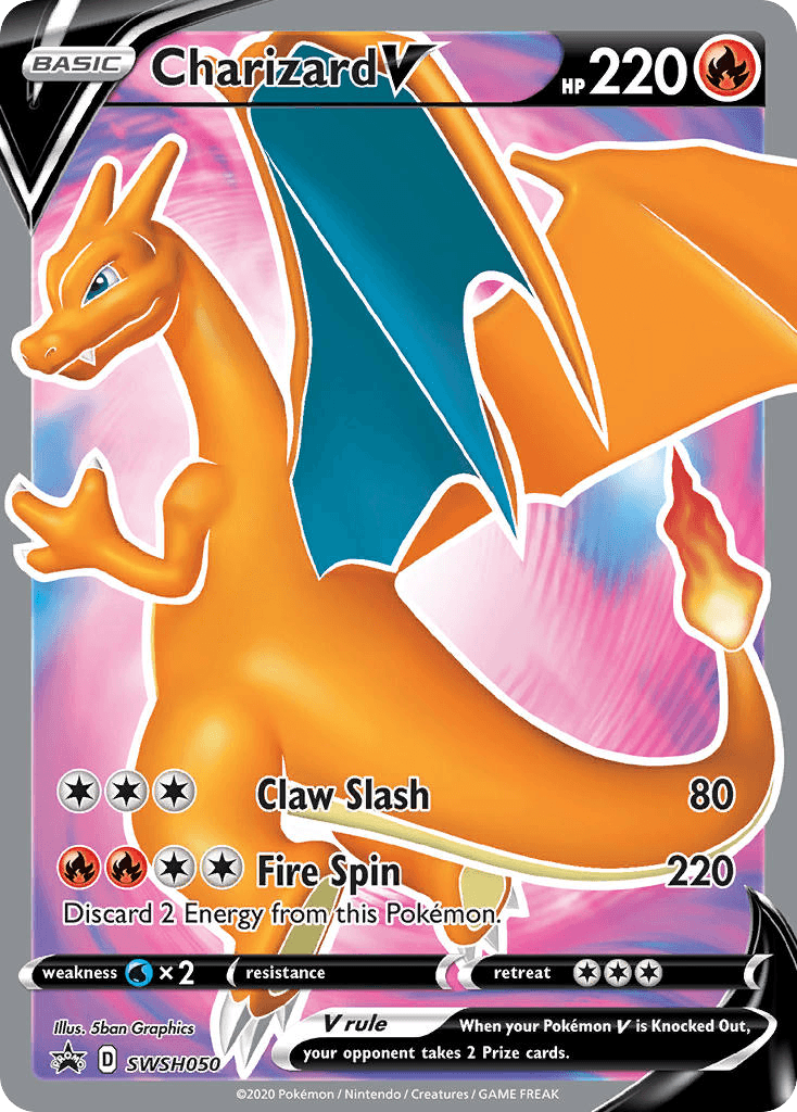 Charizard V SWSH Black Star Promos