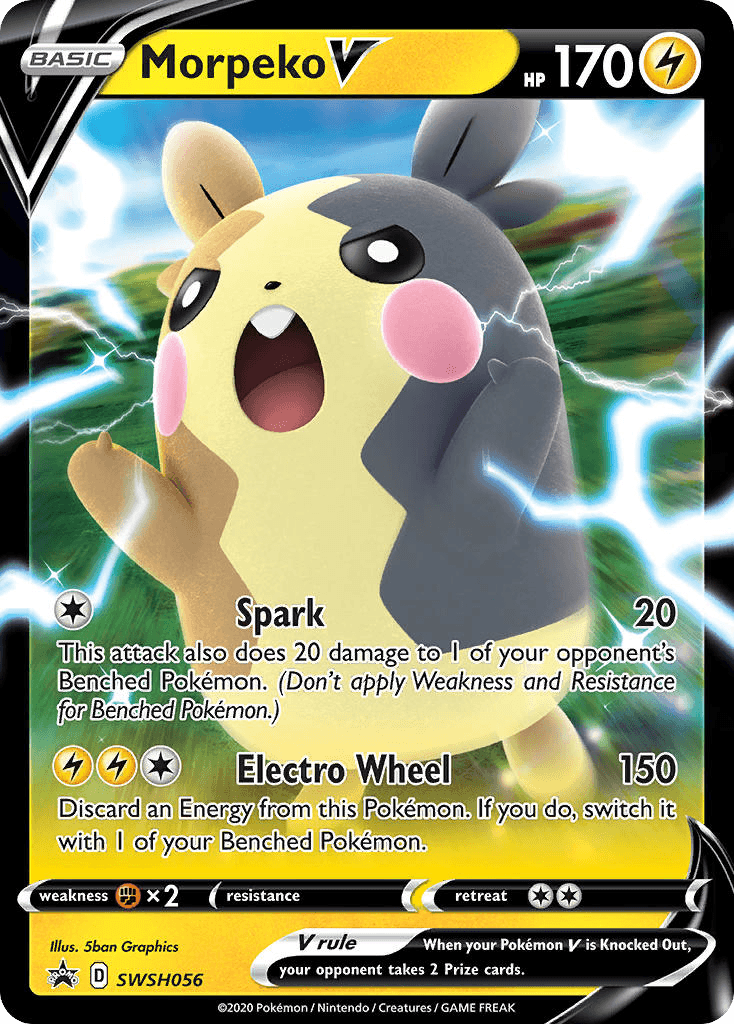 Morpeko V SWSH Black Star Promos