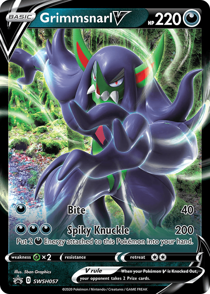 Grimmsnarl V SWSH Black Star Promos