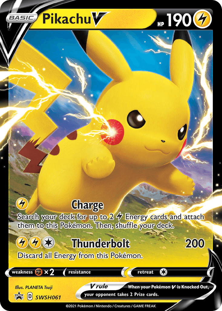 Pikachu V SWSH Black Star Promos