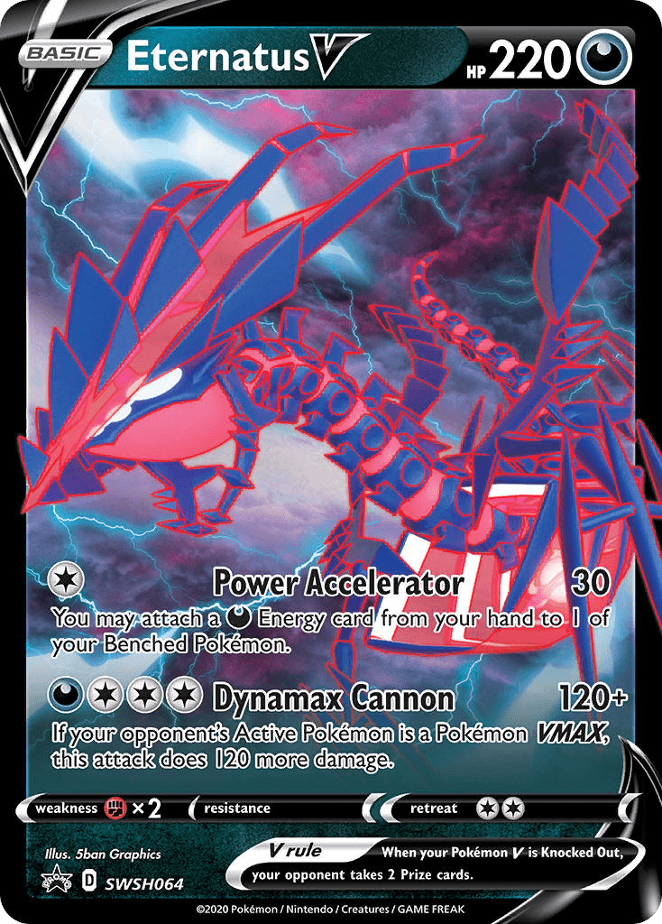 Eternatus V SWSH Black Star Promos