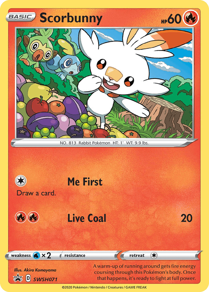 Scorbunny SWSH Black Star Promos