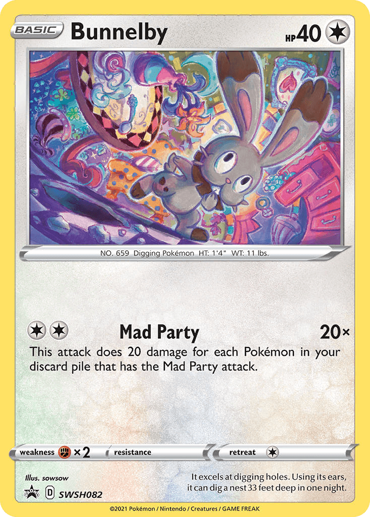 Bunnelby SWSH Black Star Promos