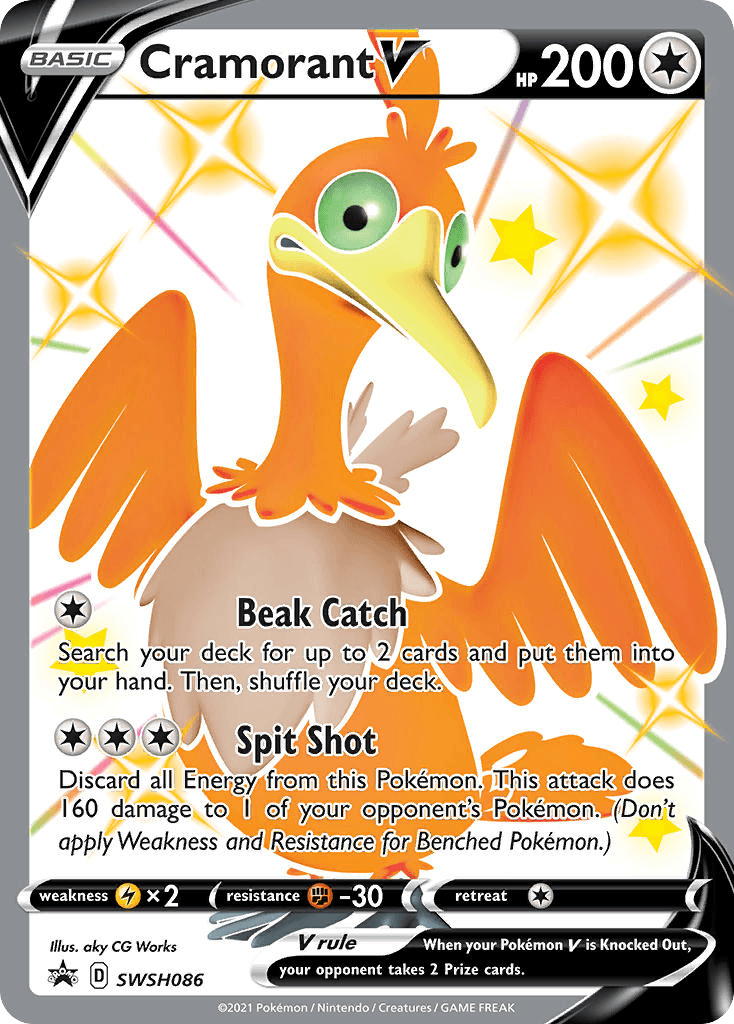 Cramorant V SWSH Black Star Promos