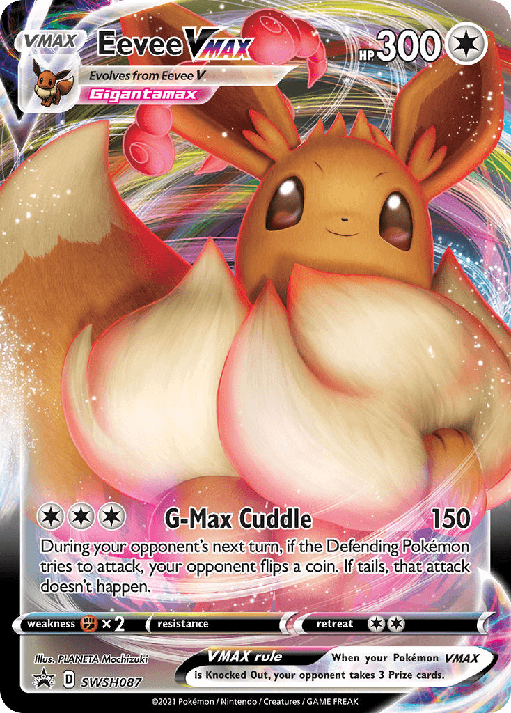 Eevee VMAX SWSH Black Star Promos