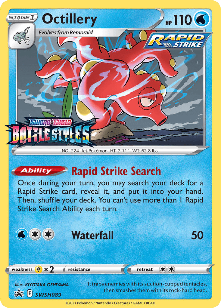 Octillery SWSH Black Star Promos