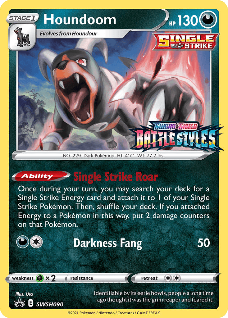 Houndoom SWSH Black Star Promos