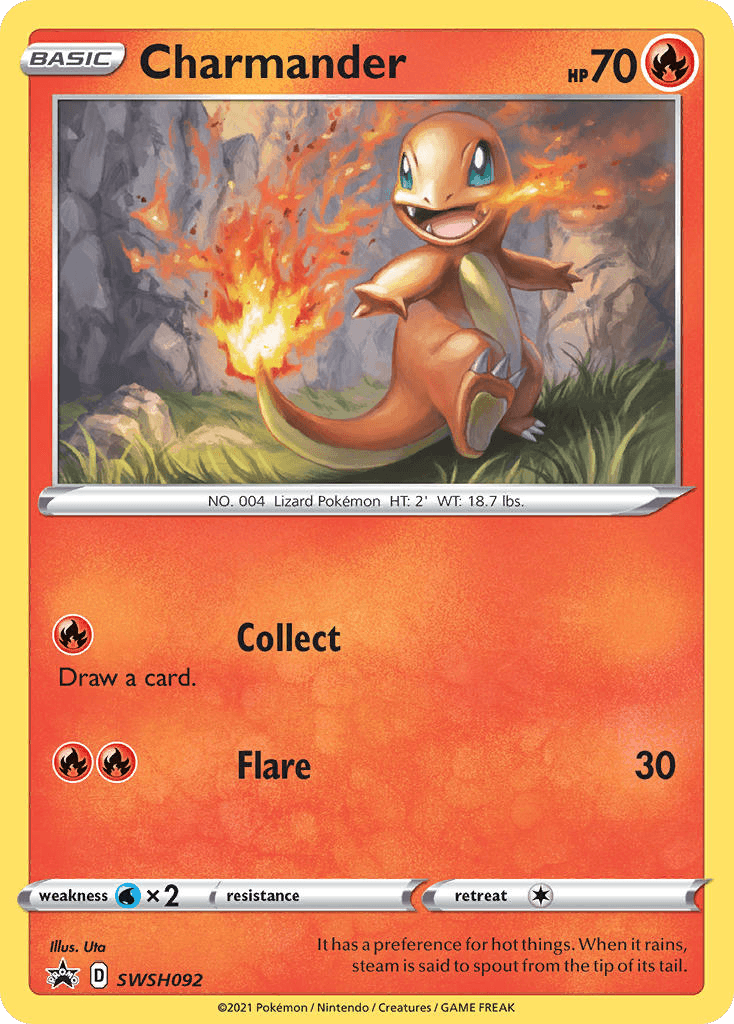Charmander SWSH Black Star Promos