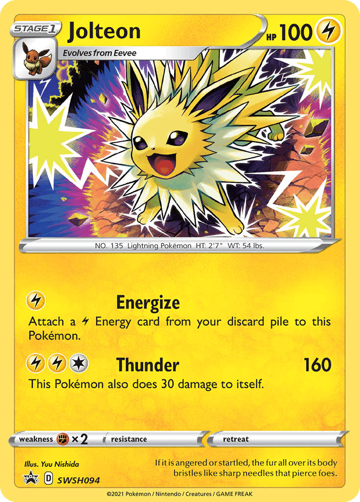 Jolteon SWSH Black Star Promos