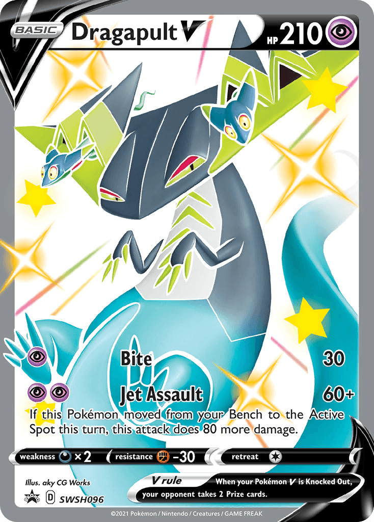 Dragapult V SWSH Black Star Promos