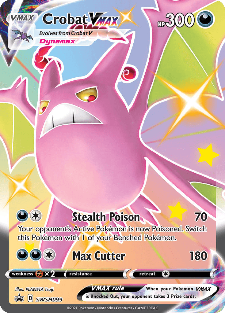 Crobat VMAX SWSH Black Star Promos