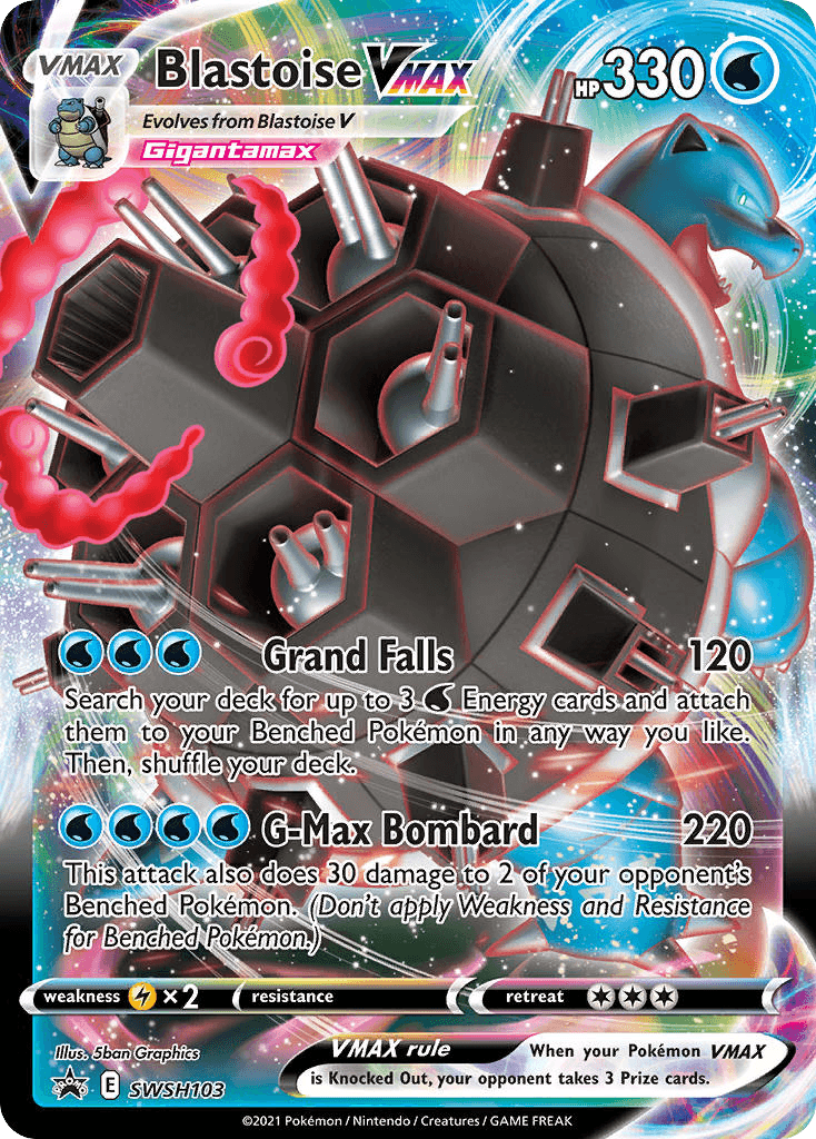 Blastoise VMAX SWSH Black Star Promos