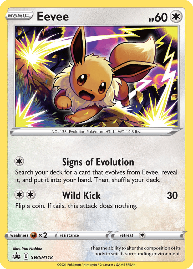 Eevee SWSH Black Star Promos