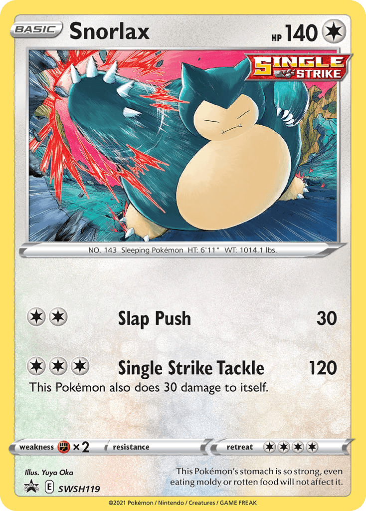 Snorlax SWSH Black Star Promos