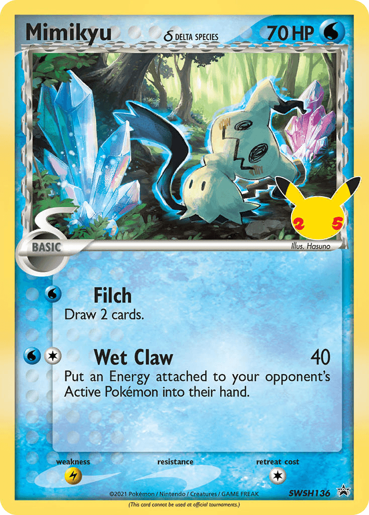 Mimikyu δ SWSH Black Star Promos