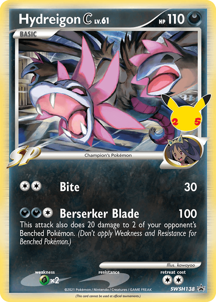 Hydreigon C SWSH Black Star Promos