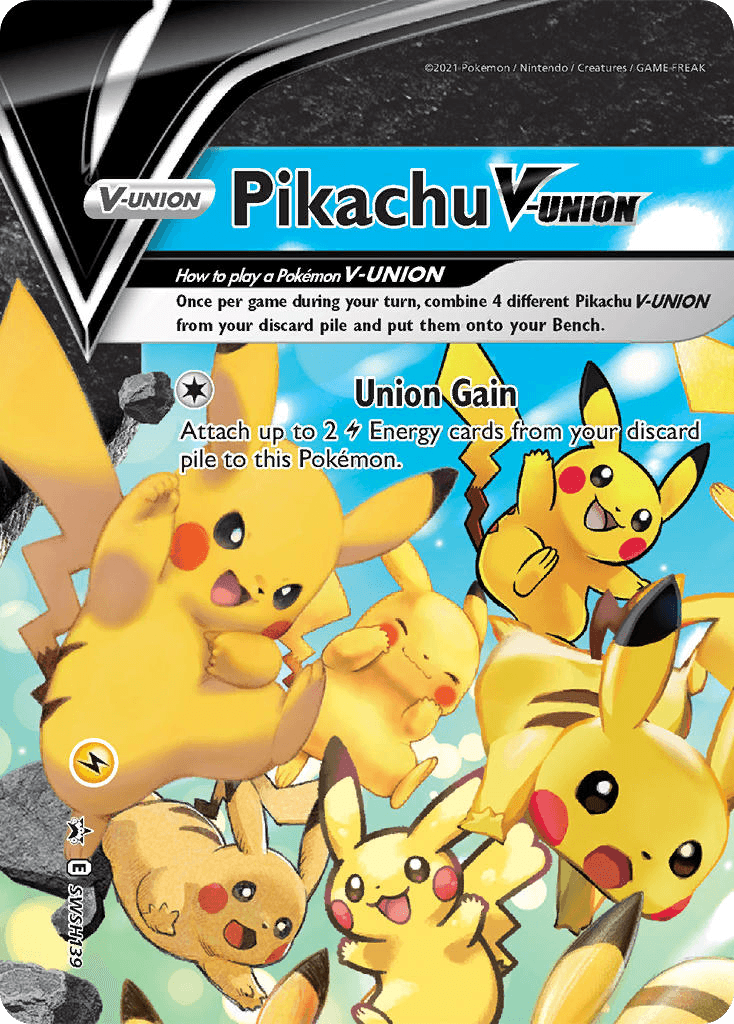 Pikachu V-UNION SWSH Black Star Promos