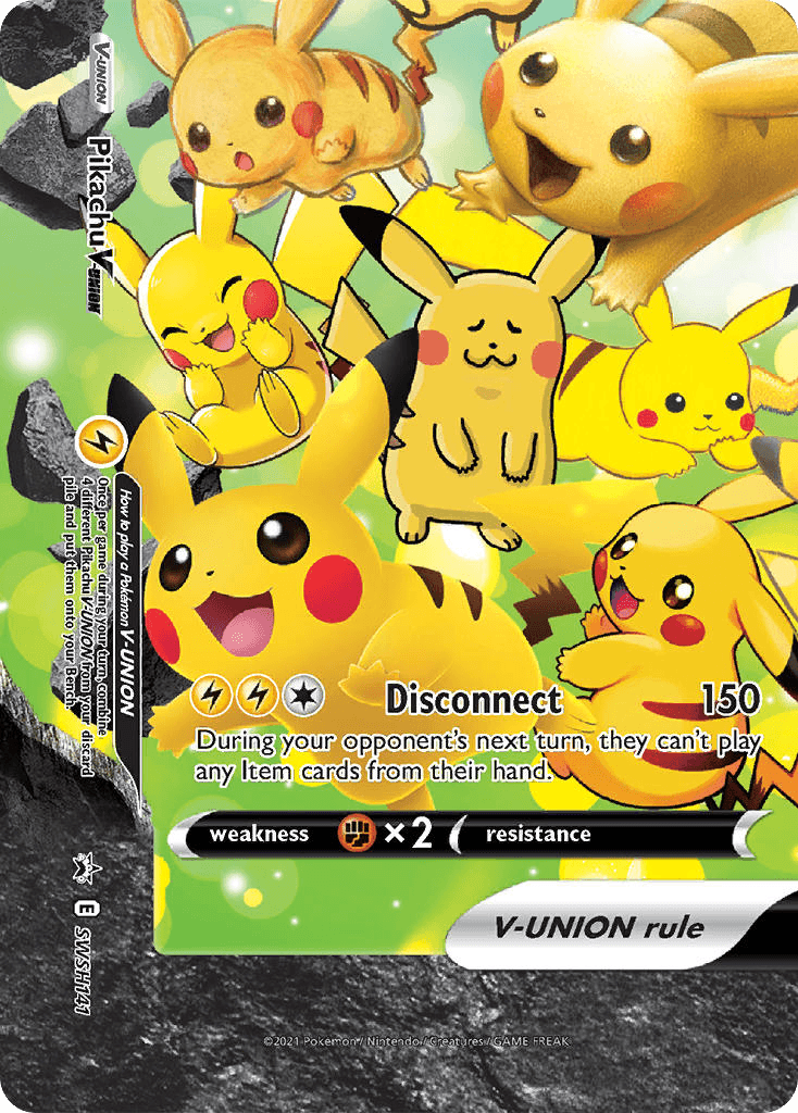 Pikachu V-UNION SWSH Black Star Promos