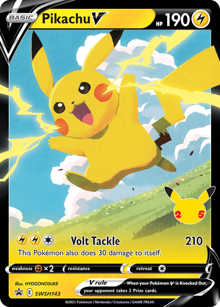 Pikachu V SWSH Black Star Promos