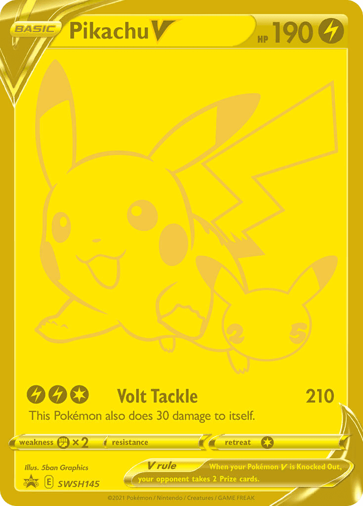 Pikachu V SWSH Black Star Promos