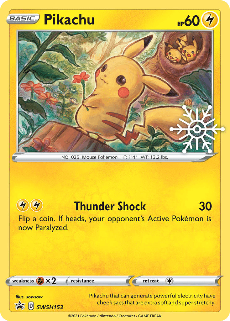Pikachu SWSH Black Star Promos
