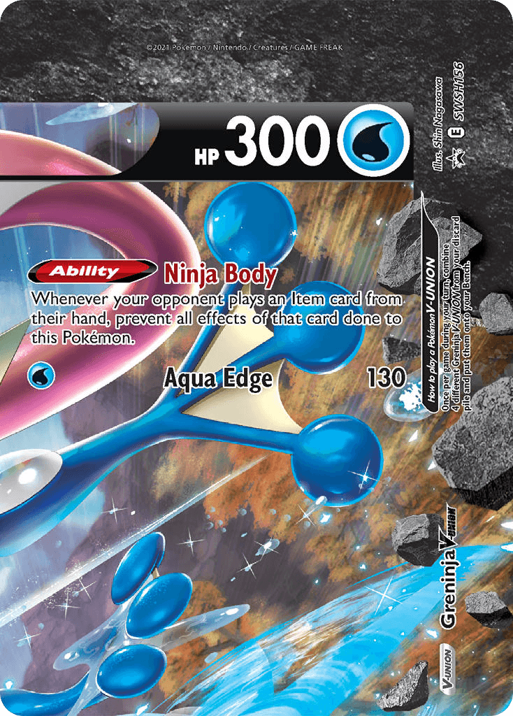 Greninja V-UNION SWSH Black Star Promos
