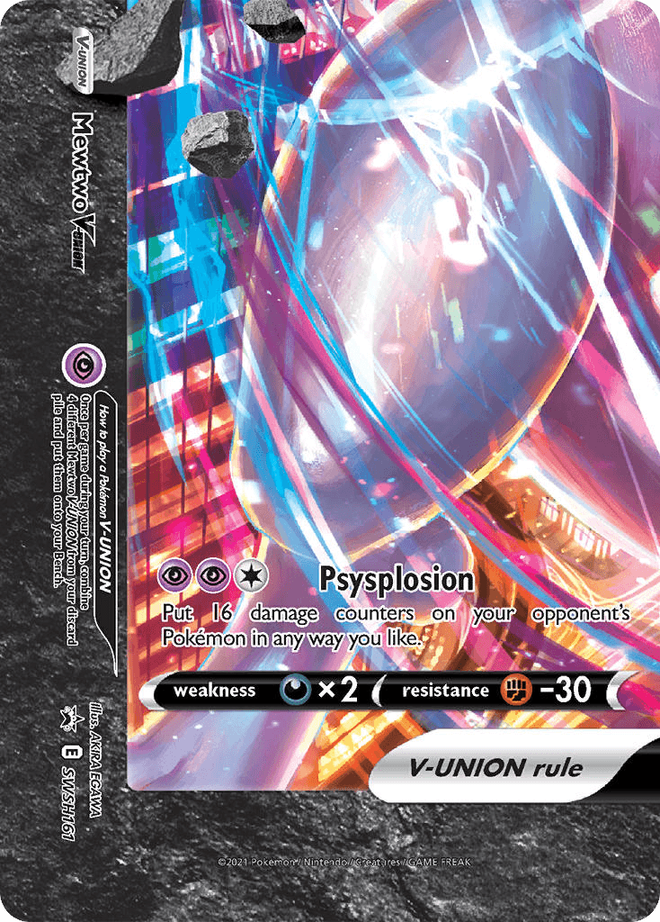 Mewtwo V-UNION SWSH Black Star Promos