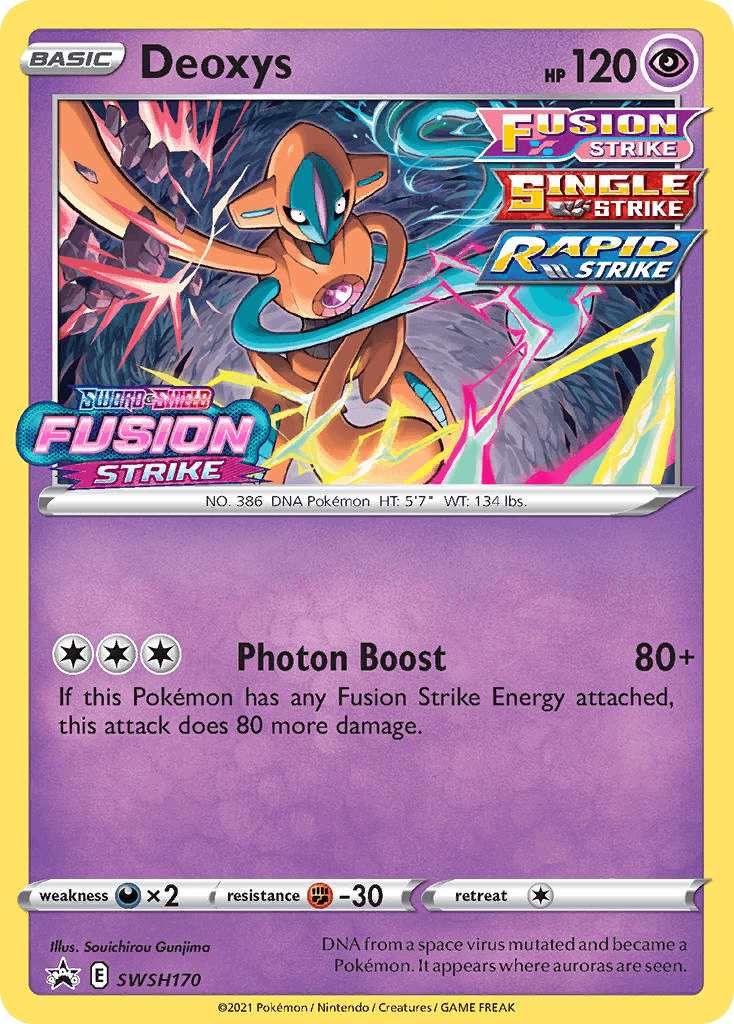 Deoxys SWSH Black Star Promos