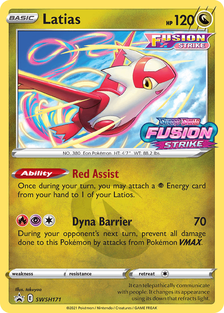 Latias SWSH Black Star Promos