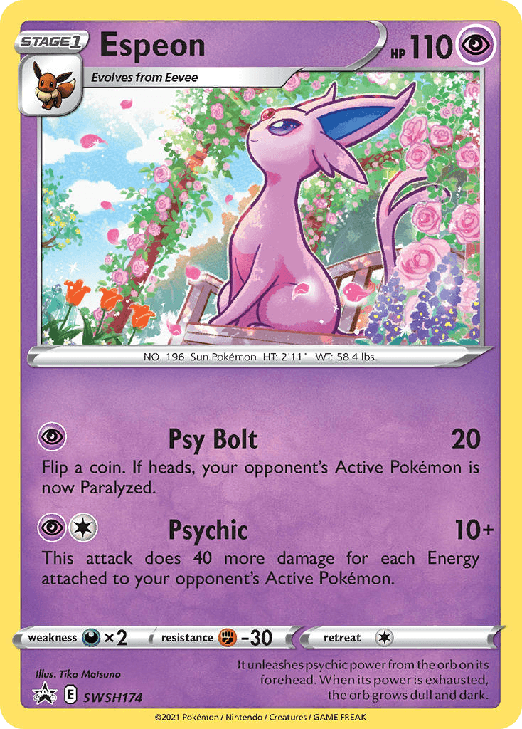 Espeon SWSH Black Star Promos