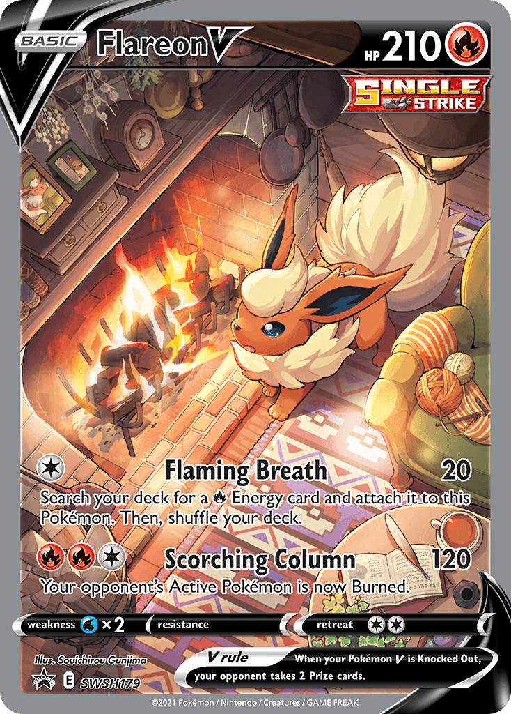 Flareon V SWSH Black Star Promos