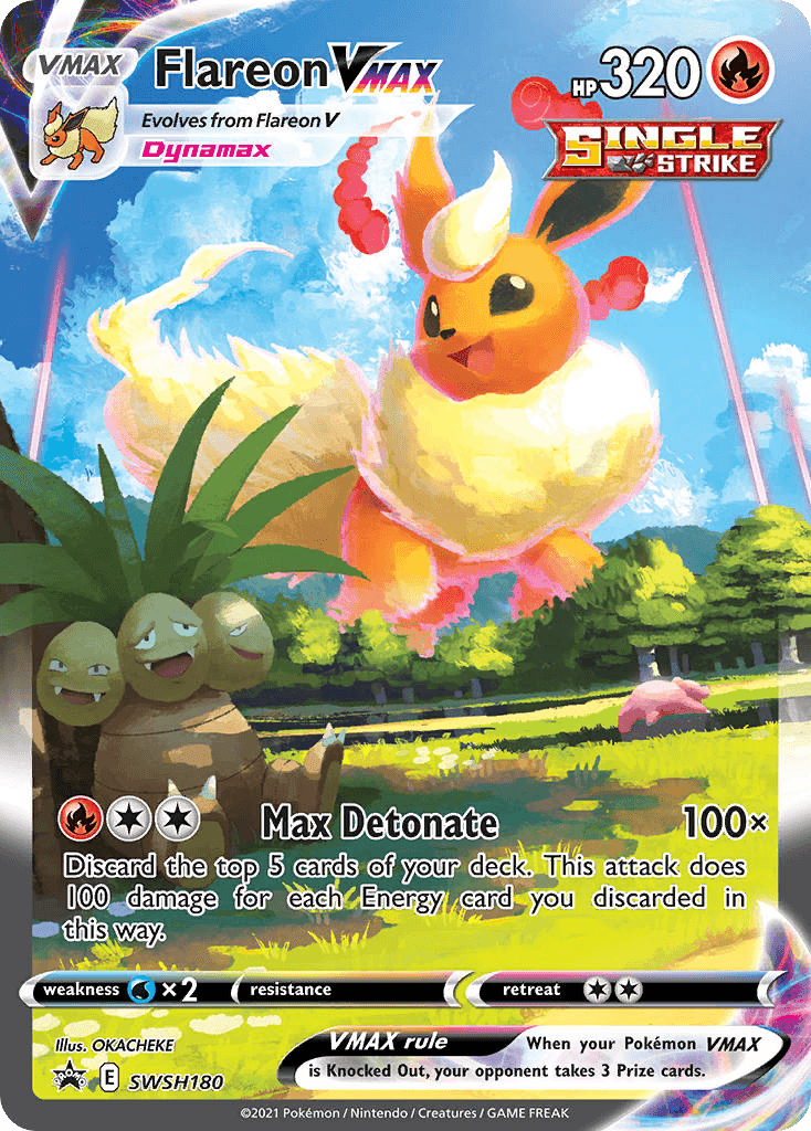 Flareon VMAX SWSH Black Star Promos