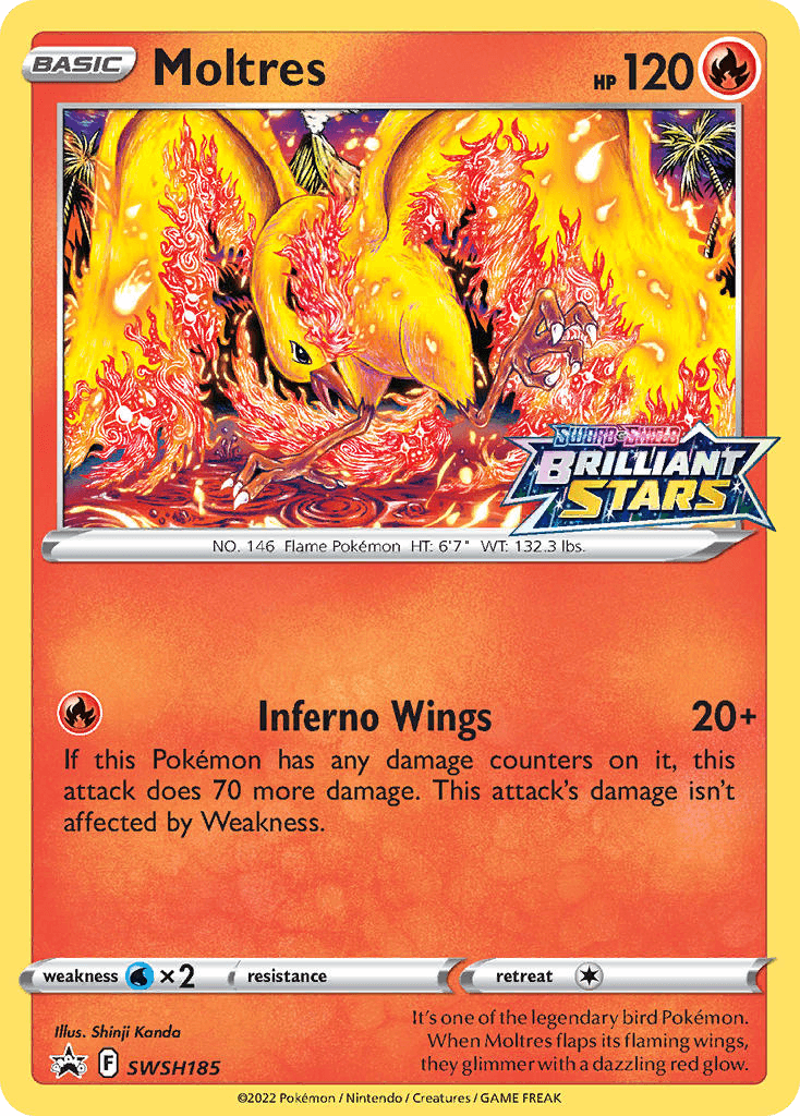 Moltres SWSH Black Star Promos