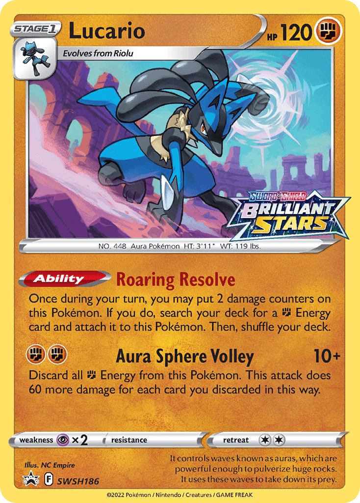 Lucario SWSH Black Star Promos