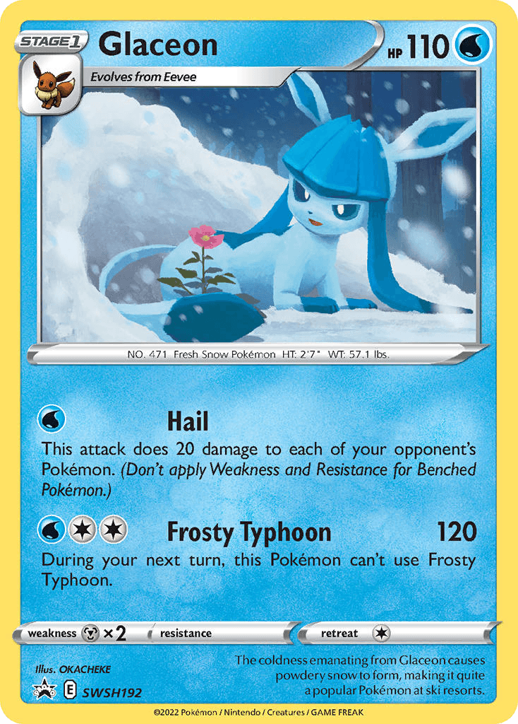 Glaceon SWSH Black Star Promos
