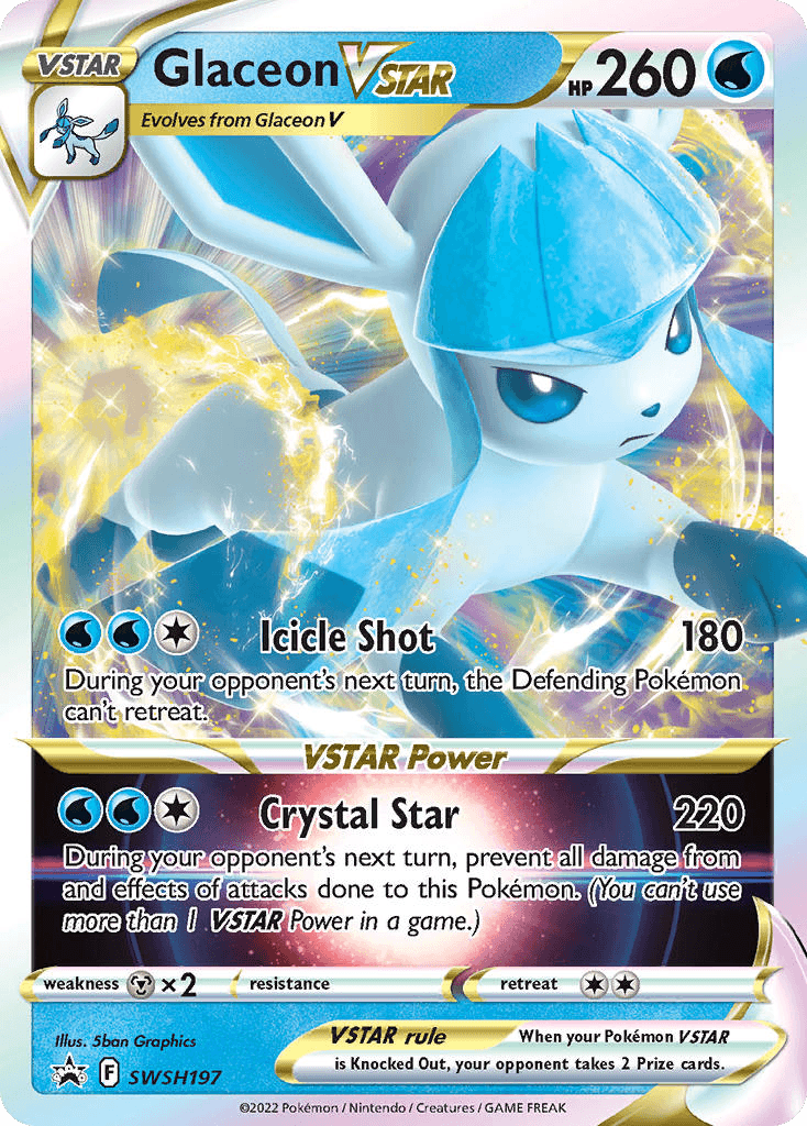 Glaceon VSTAR SWSH Black Star Promos