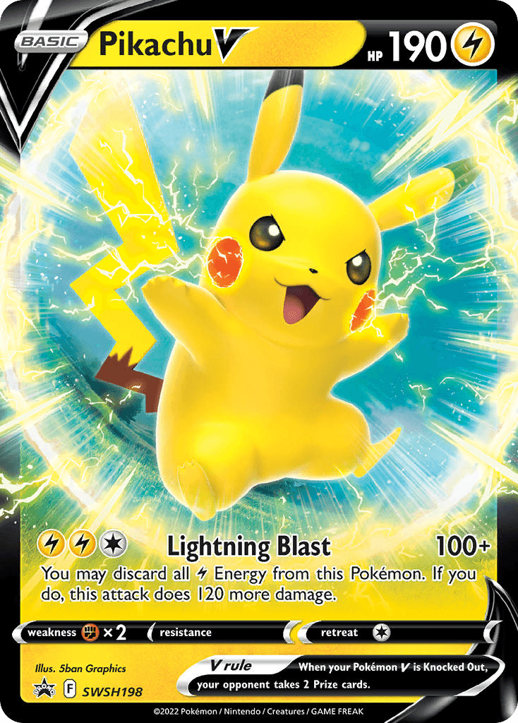 Pikachu V SWSH Black Star Promos