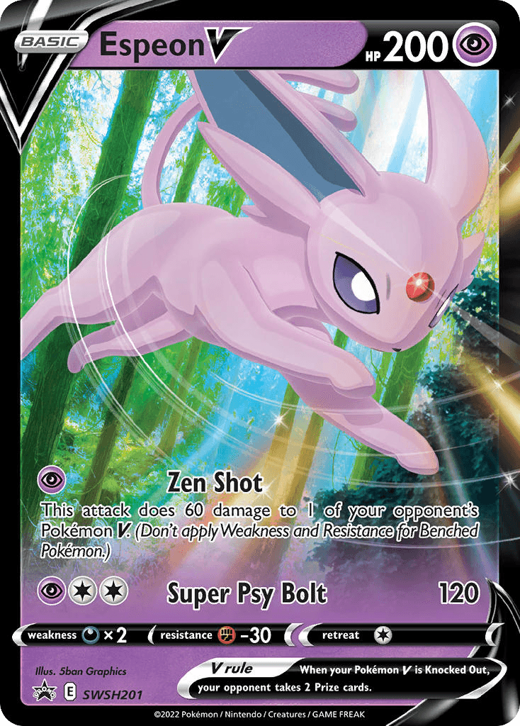 Espeon V SWSH Black Star Promos