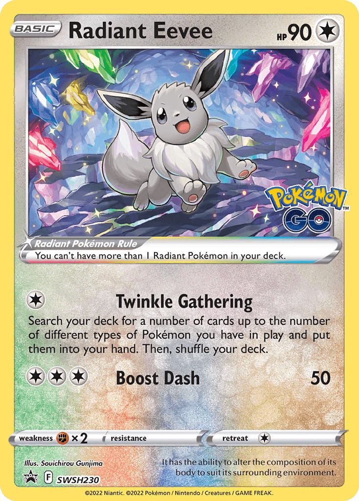 Radiant Eevee SWSH Black Star Promos