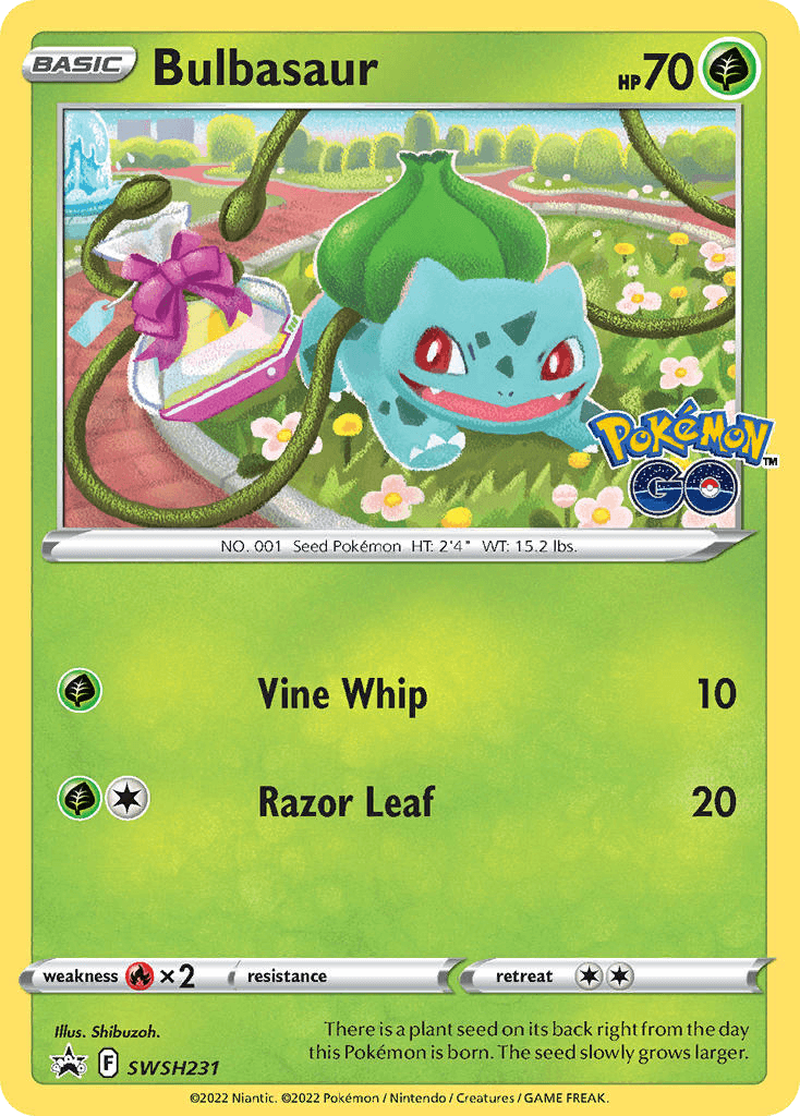 Bulbasaur SWSH Black Star Promos