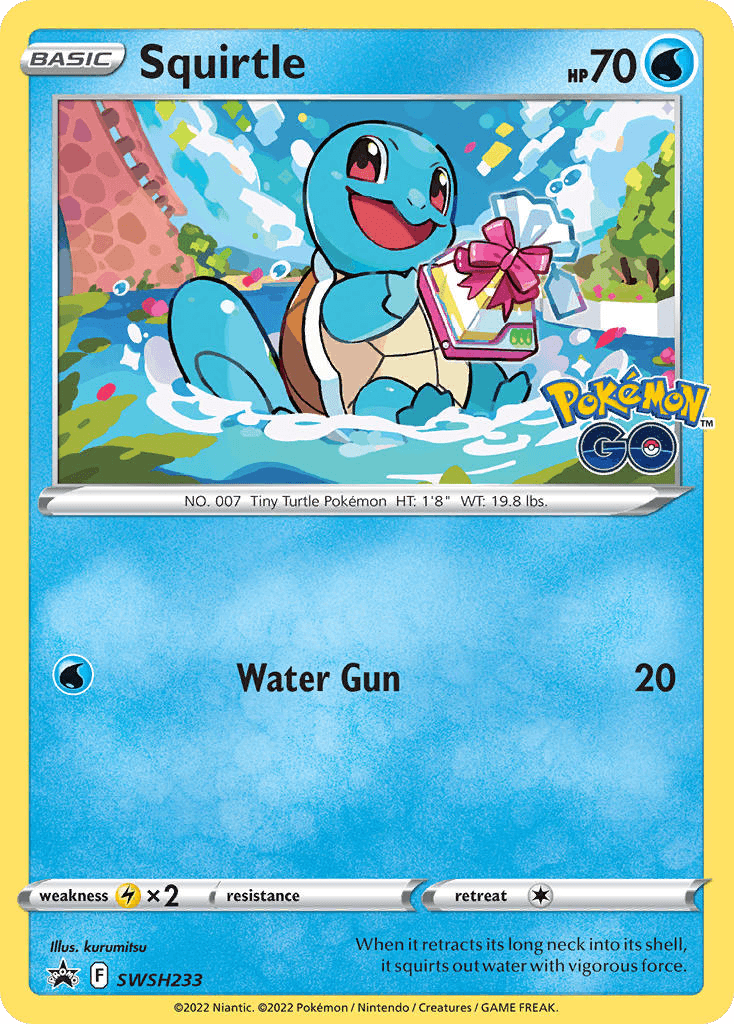 Squirtle SWSH Black Star Promos