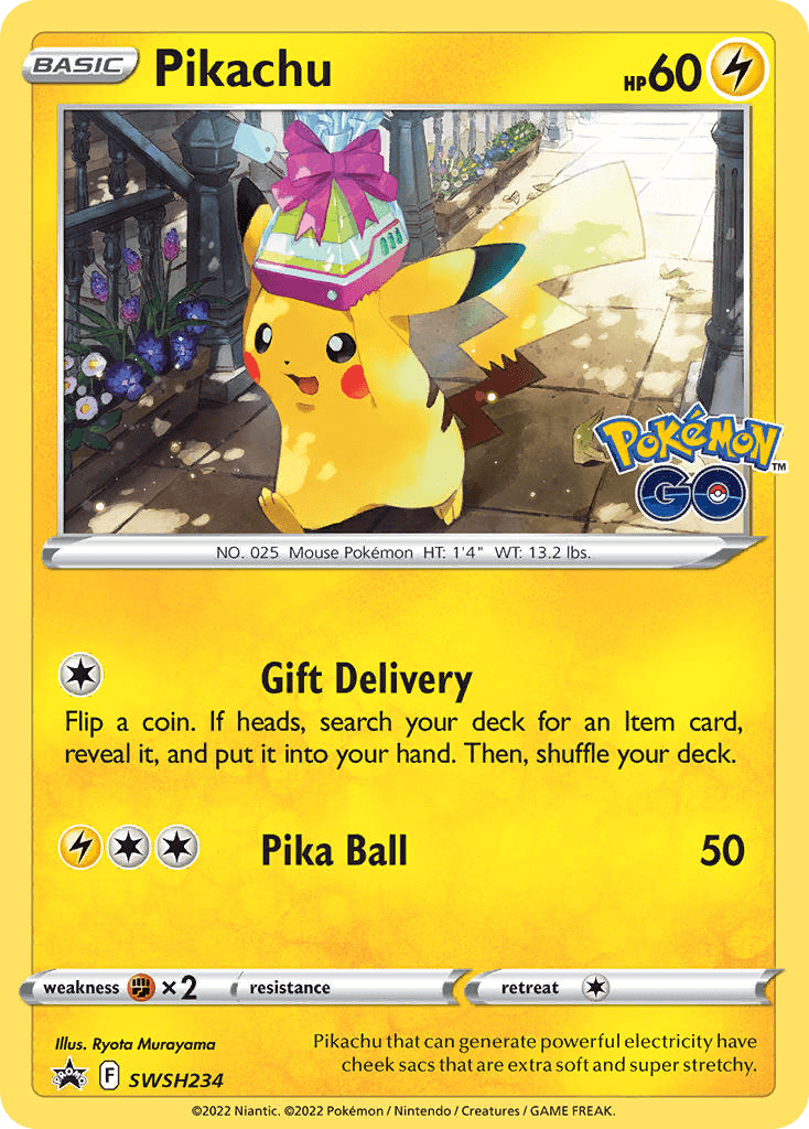 Pikachu SWSH Black Star Promos