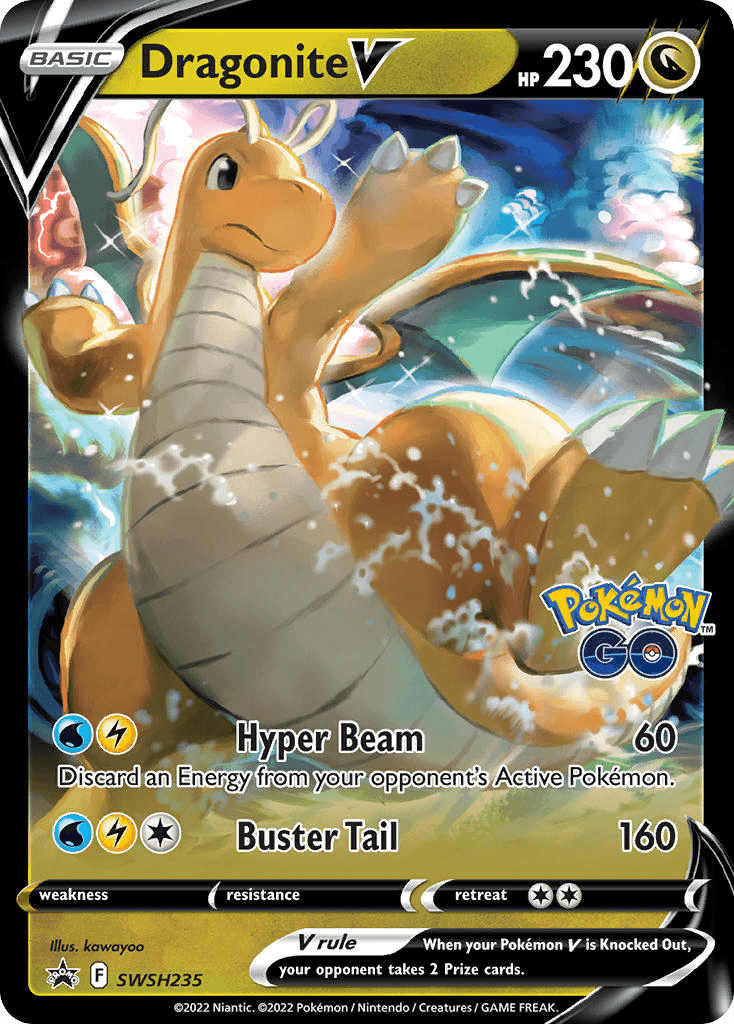 Dragonite V SWSH Black Star Promos