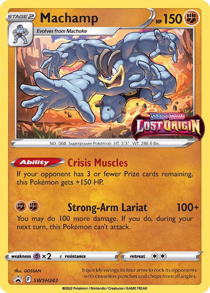 Machamp SWSH Black Star Promos