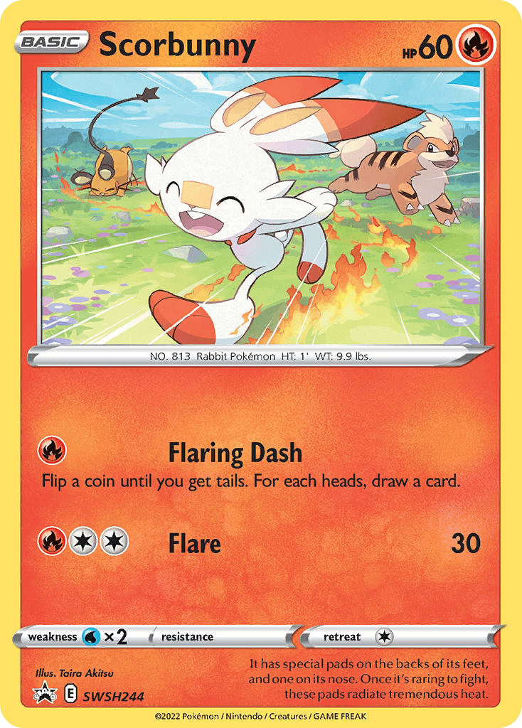 Scorbunny SWSH Black Star Promos