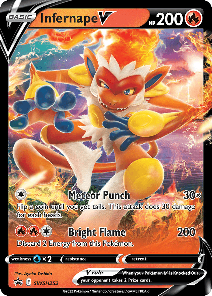 Infernape V SWSH Black Star Promos