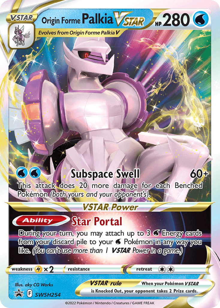 Origin Forme Palkia VSTAR SWSH Black Star Promos