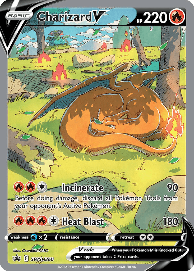 Charizard V SWSH Black Star Promos