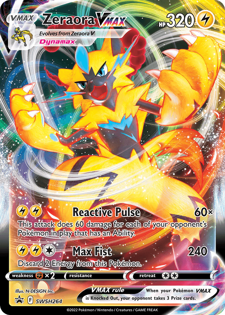 Zeraora VMAX SWSH Black Star Promos